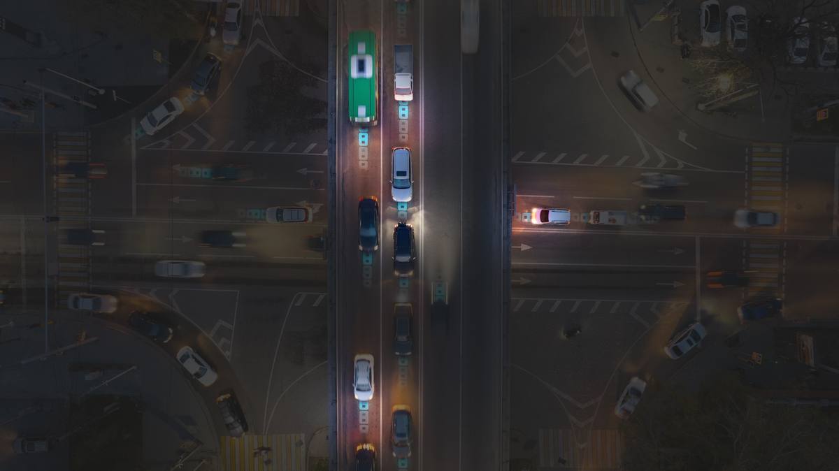 Urban wireless charging intersection